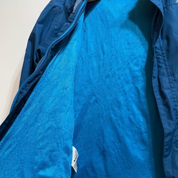 Eddie Bauer Blue Windbreaker Rain Jacket - Picture 3 of 5